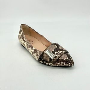 AGL Snakeskin Flats Sz 35